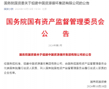 中国资源循环集团在天津成立，将拓展报废机动车、家电及电子产品等回收业务