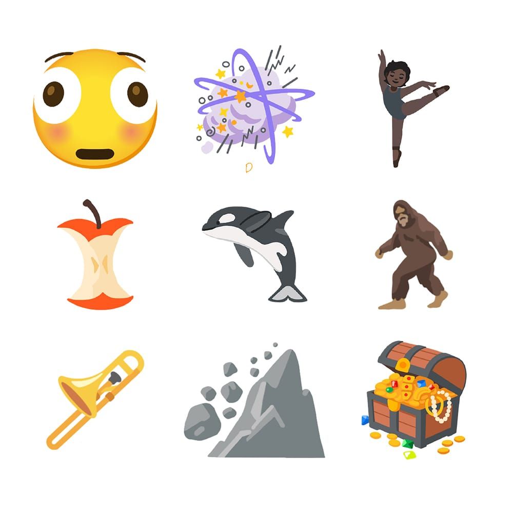 新 Emoji 即将来袭：大脚怪、虎鲸和宝箱等等